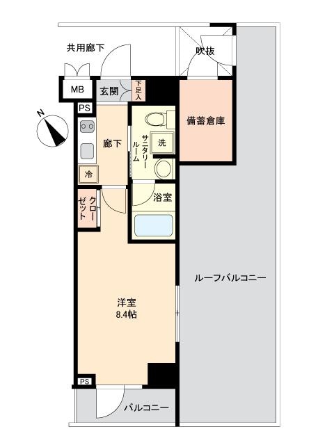 都心中央区・茅場町三線圈 2012RC套房 3,000萬円 (1)
